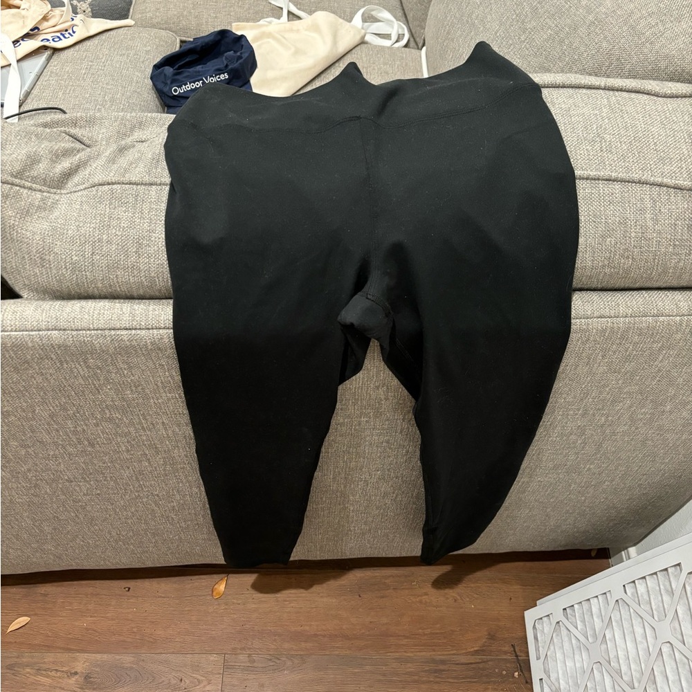 NWT Outdoor Voices Black Free Form 7/8 leggings
